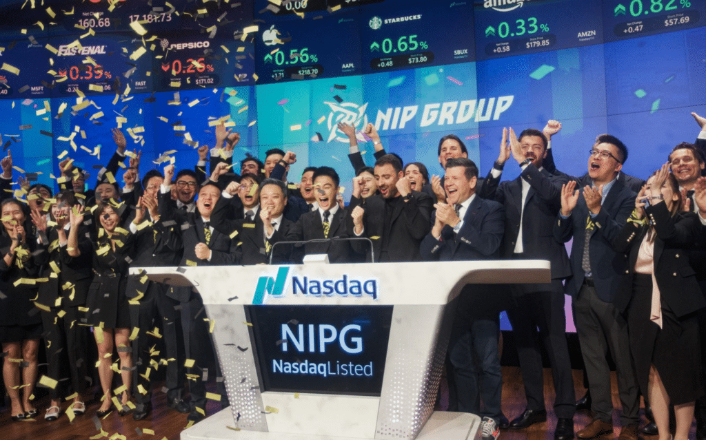 Společnost NIP Group se začala obchodovat na burze NASDAQ 26. července tohoto roku